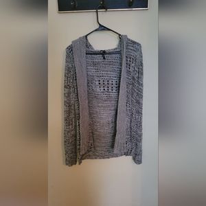 Knit green cardigan